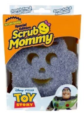 Scrub Daddy Mommy Sponges Scrubber Toy Story Buzz Lightyear 100% Authentic Scrub